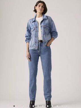 Levi's 501 Original Jeans - Medium Blue Denim